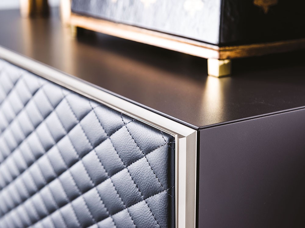 Aparador alto Tiffany con puertas en ecopiel Cattelan Italia - 2