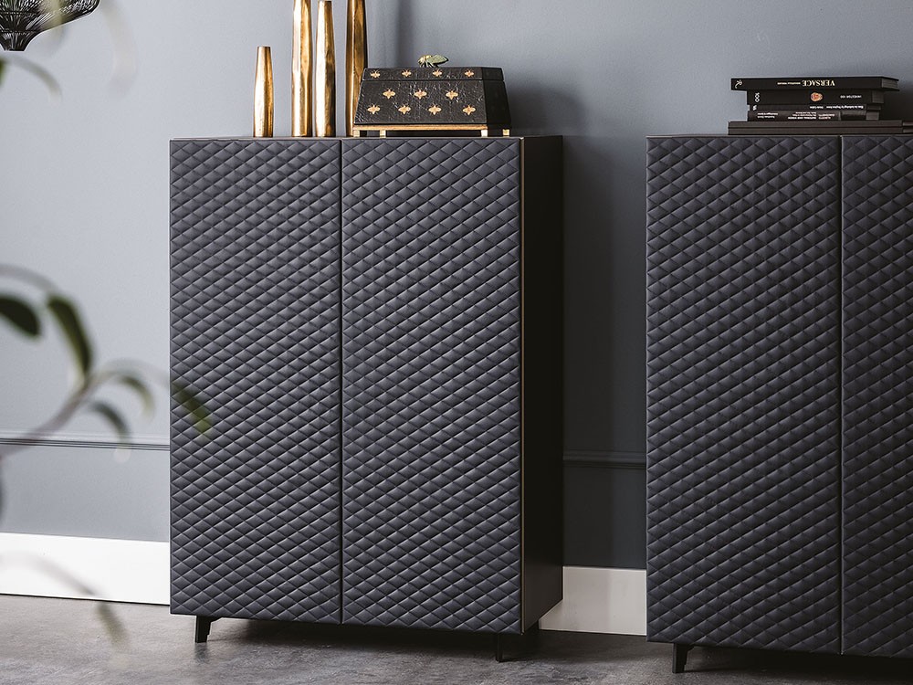 Aparador alto Tiffany con puertas en ecopiel Cattelan Italia - 6