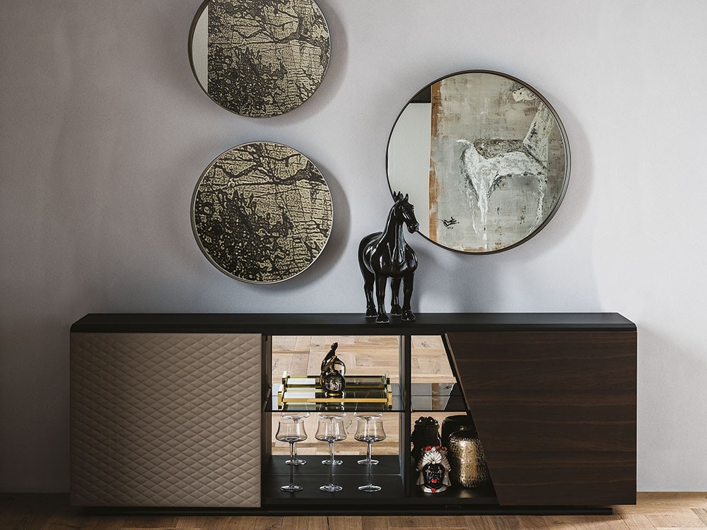 Aparador con frente en ecopiel Aston Cattelan Italia - 6