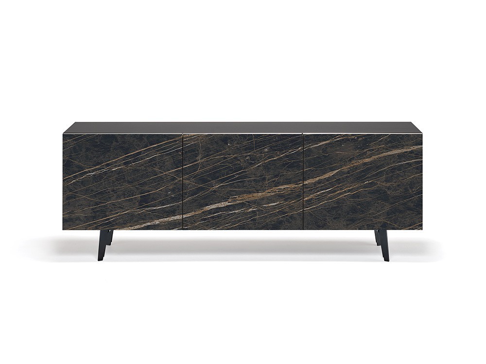 Aparador Metropol con puertas en cerámica marmi Cattelan Italia - 3