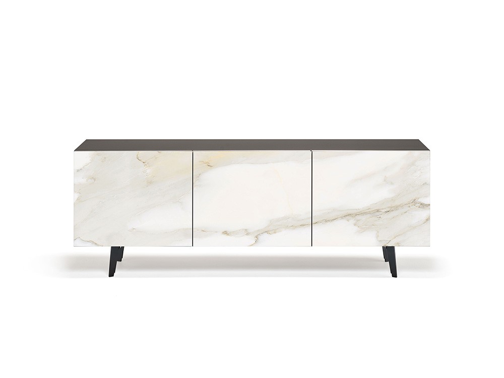 Aparador Metropol con puertas en cerámica marmi Cattelan Italia - 6