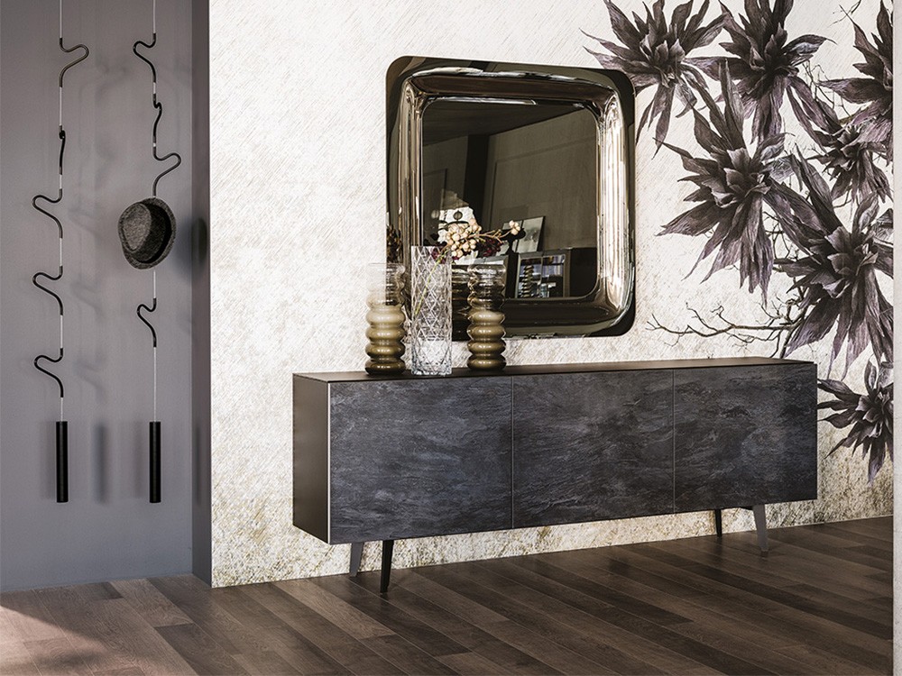 Aparador Metropol con puertas en cerámica marmi Cattelan Italia - 7