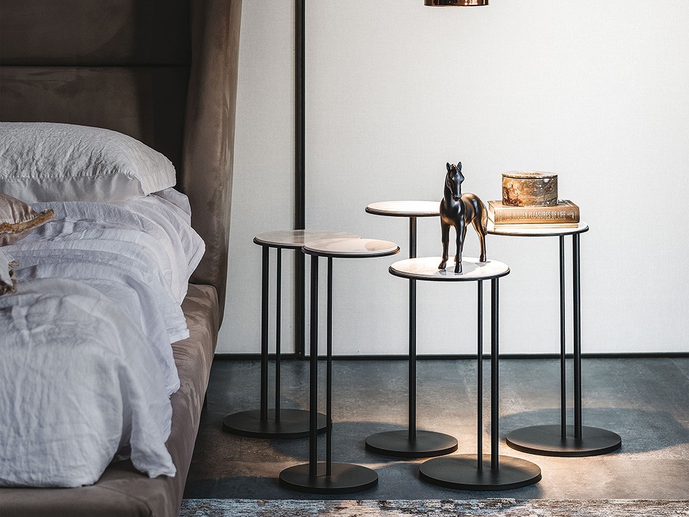 Set de mesas auxiliares redondas Sting Cattelan Italia - 1