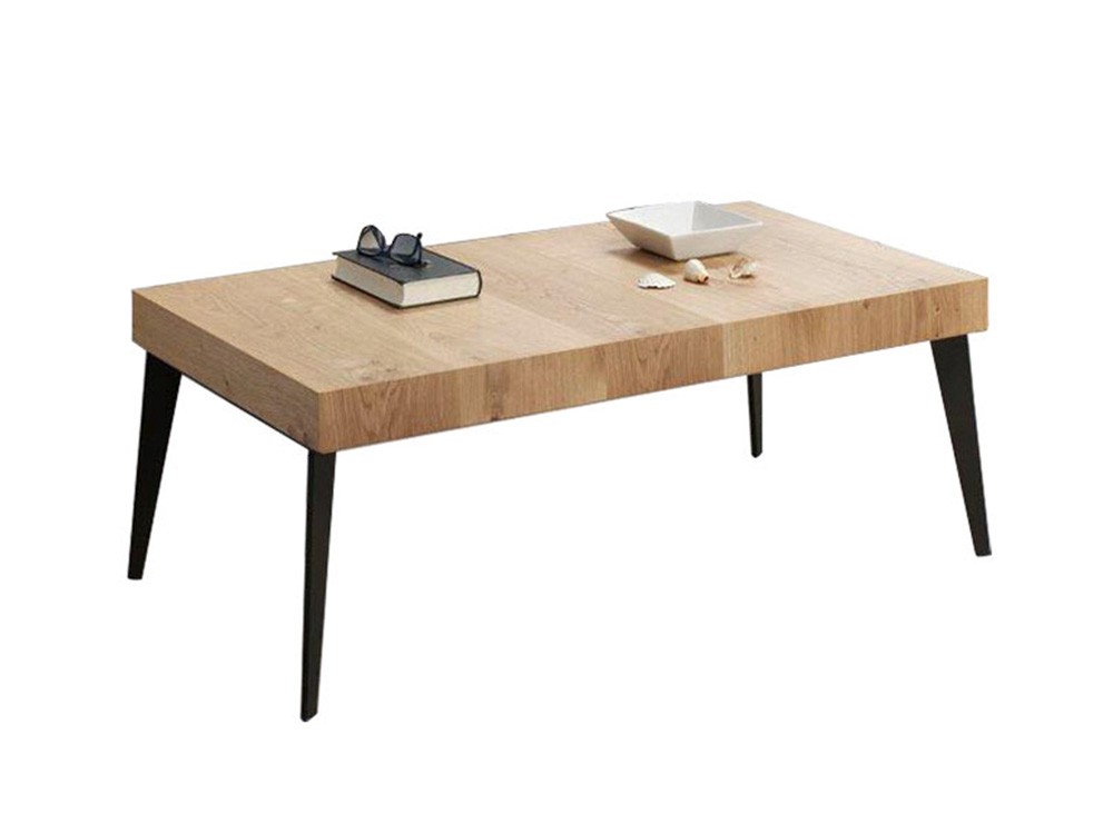 Mesa de centro elevable Demos en chapa natural o laca mate de Indesan - 2