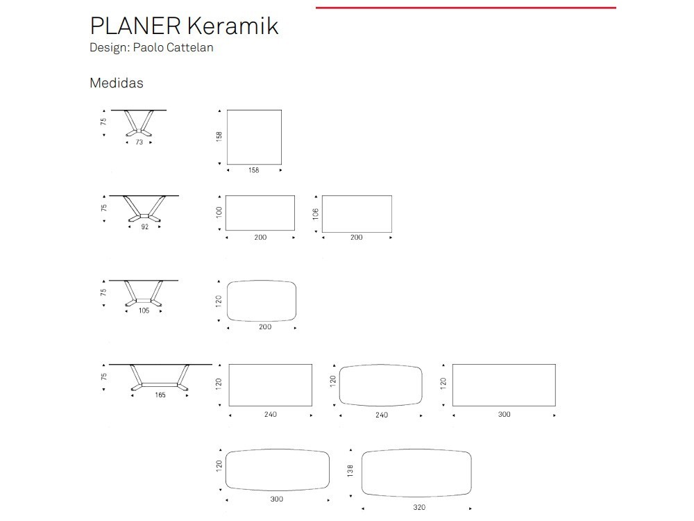 Mesa de comedor Planer Keramik Cattelan Italia - 10