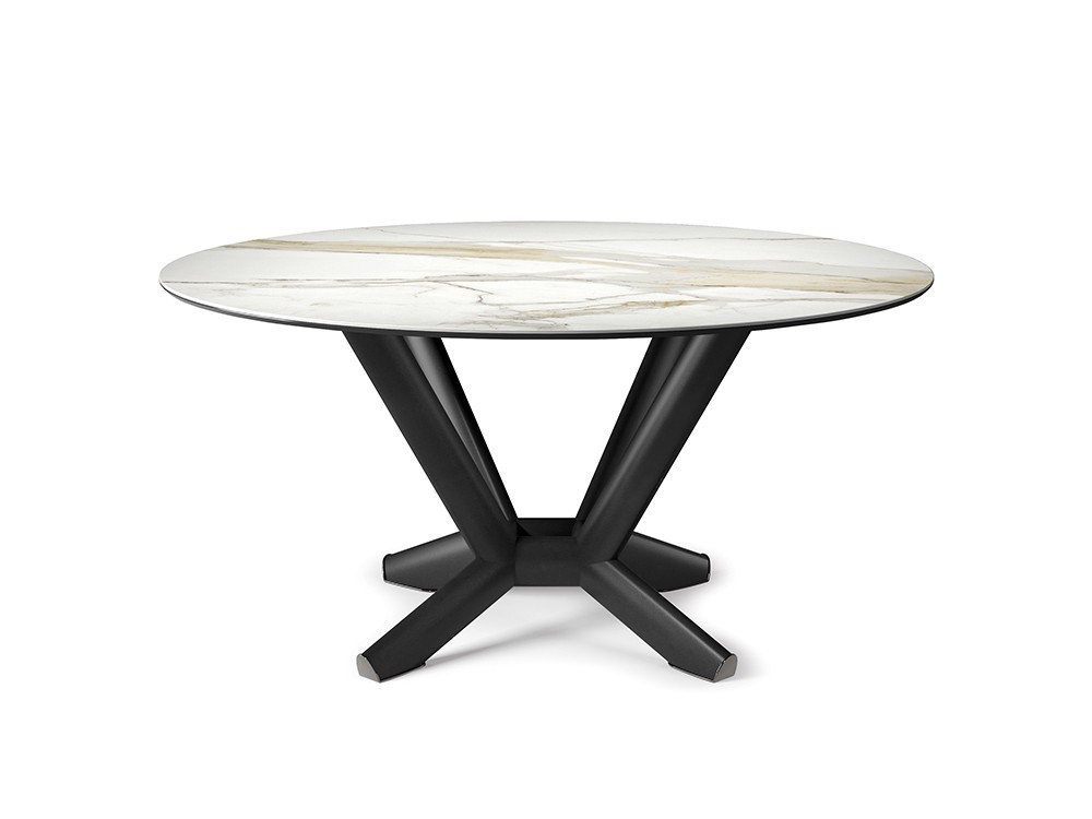 Mesa redonda Planer Keramik Round Cattelan Italia - 6