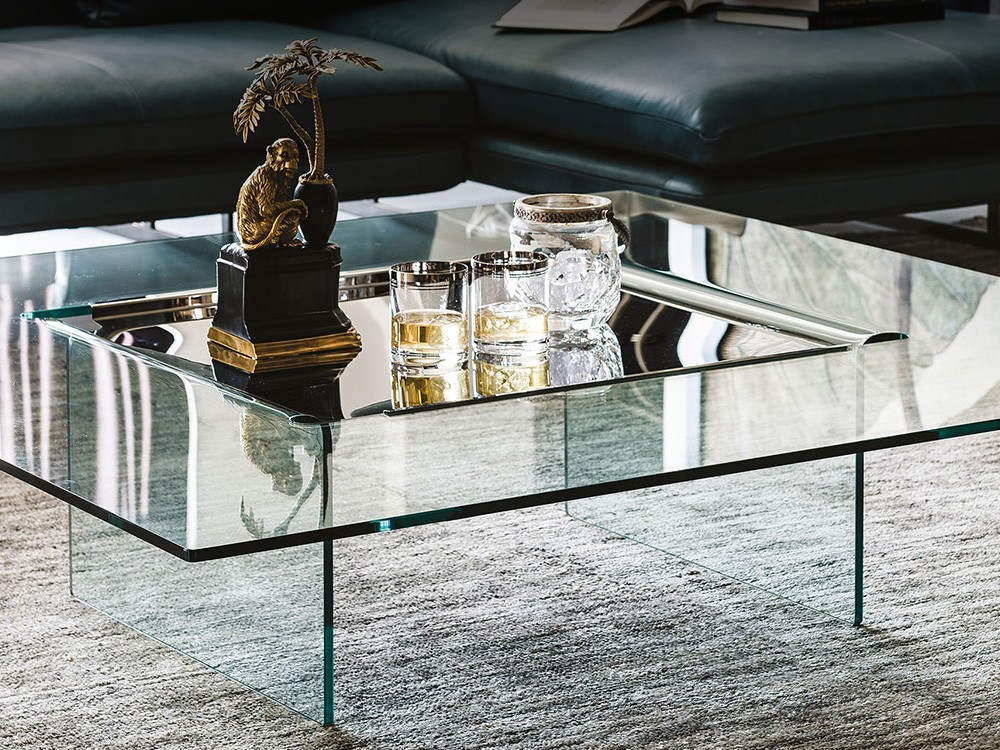 Mesa de centro en cristal Carrè Cattelan Italia - 4