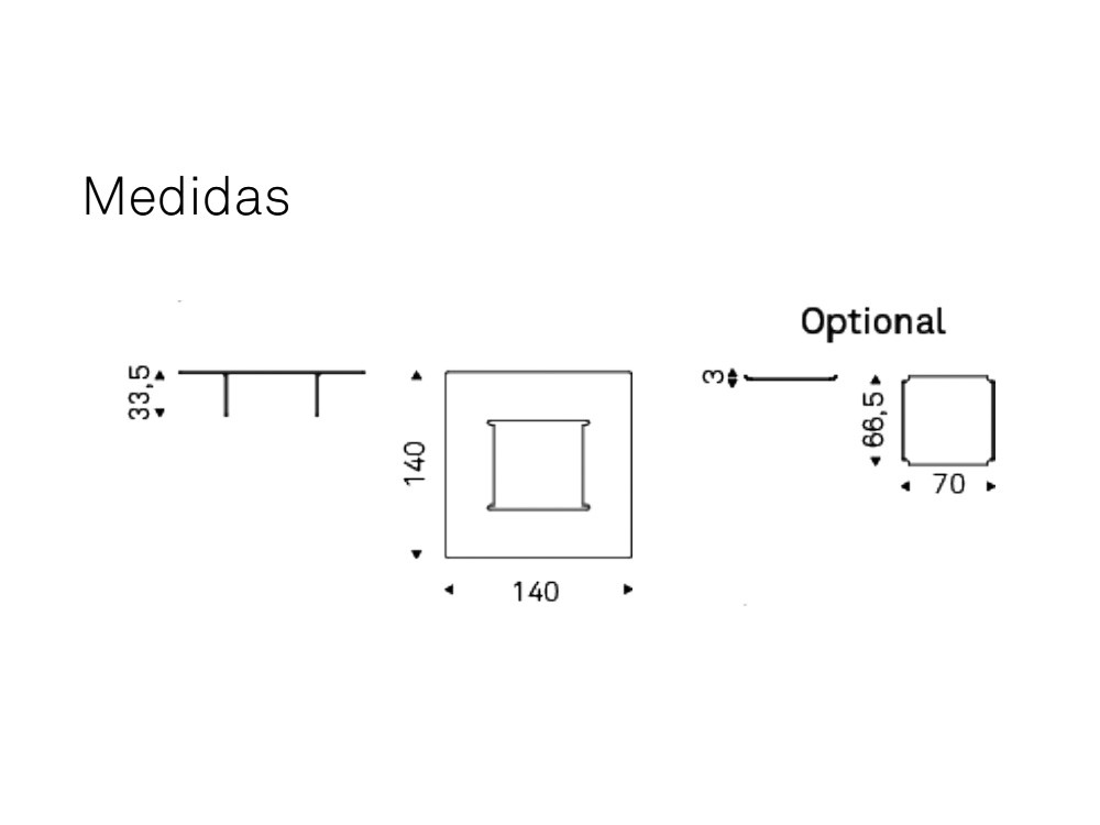 Mesa de centro en cristal Carrè Cattelan Italia - 5