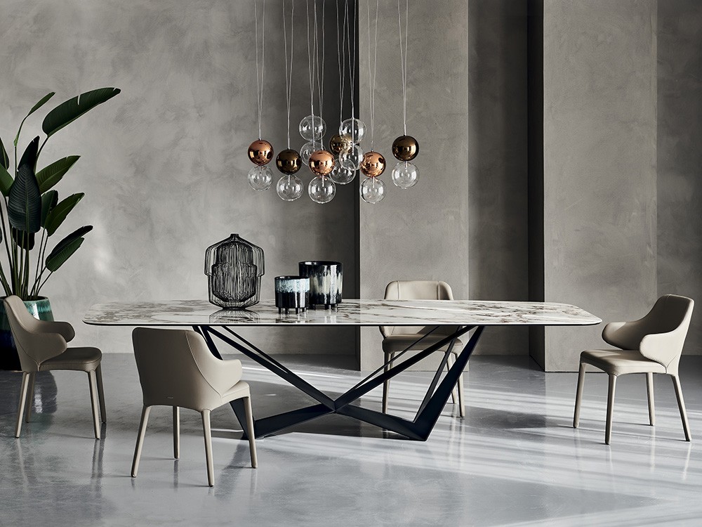 Mesa de comedor Skorpio Keramik Cattelan Italia - 2
