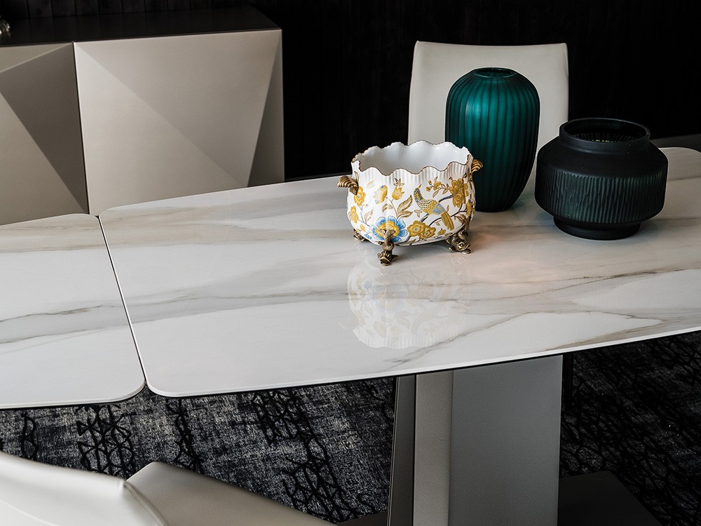 Mesa extensible Duffy Keramik Drive Cattelan Italia - 2