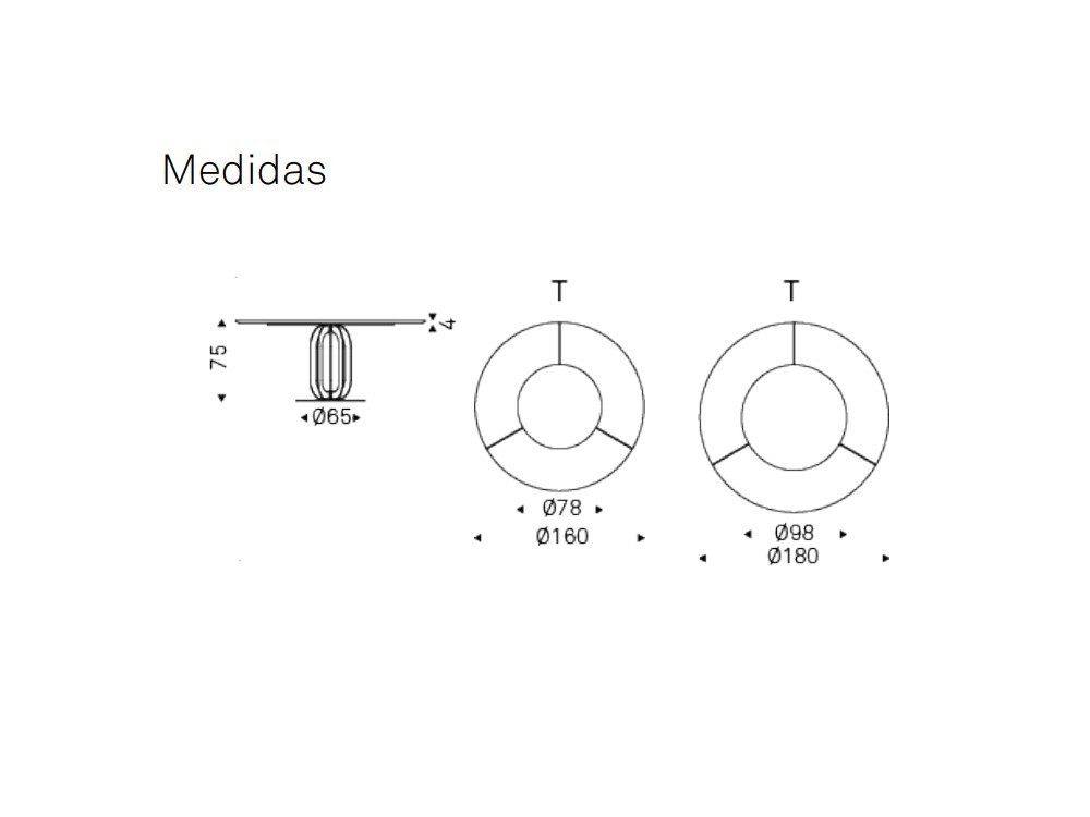 Mesa redonda Soho Ker-wood Cattelan Italia - 6