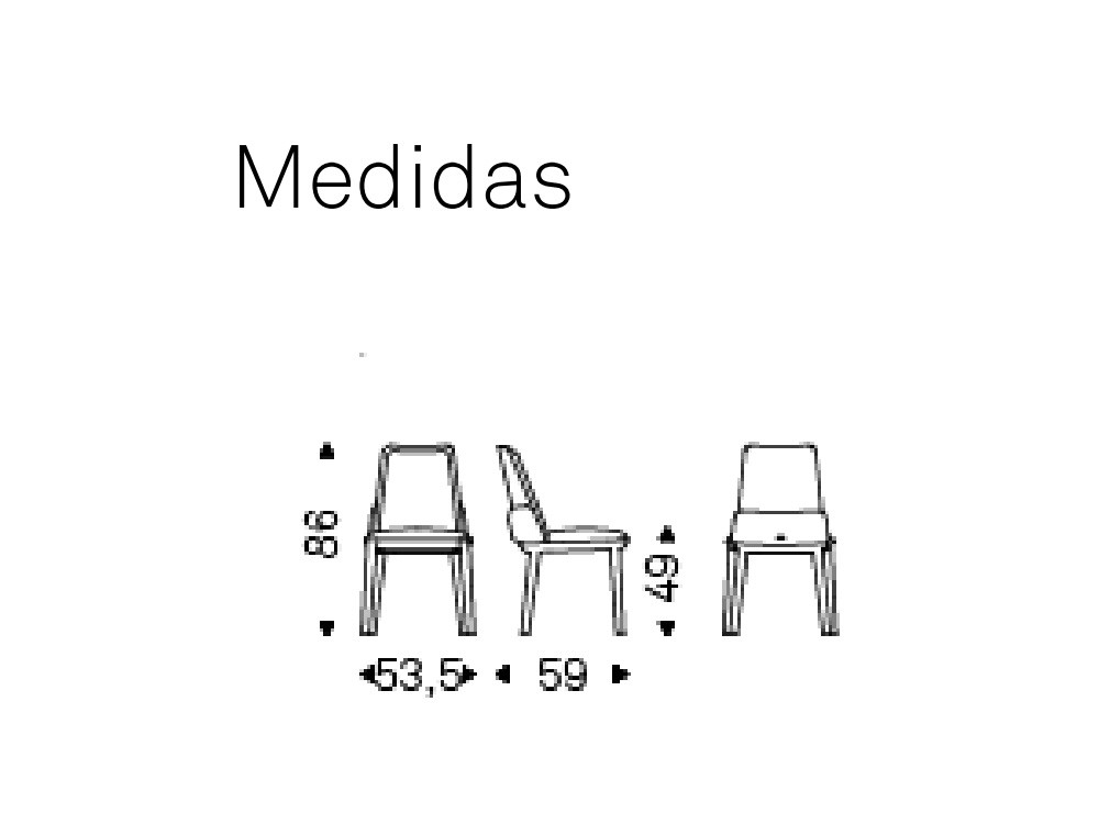 Silla con o sin brazos Belinda Cattelan Italia - 12