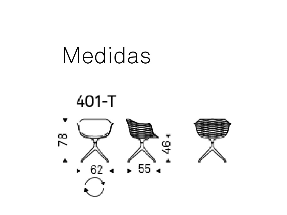 Silla giratoria de poliuretano Indy Cattelan Italia - 5