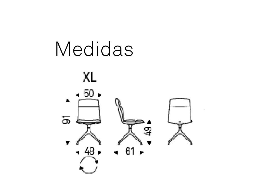 Silla giratoria Kelly Cattelan Italia - 6