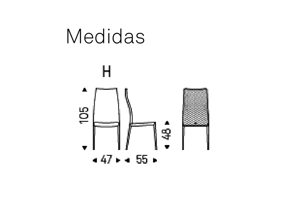 Silla Norma Couture Cattelan Italia - 5