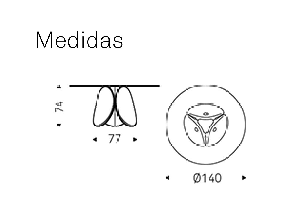 Mesa redonda Maxim Cattelan Italia - 6