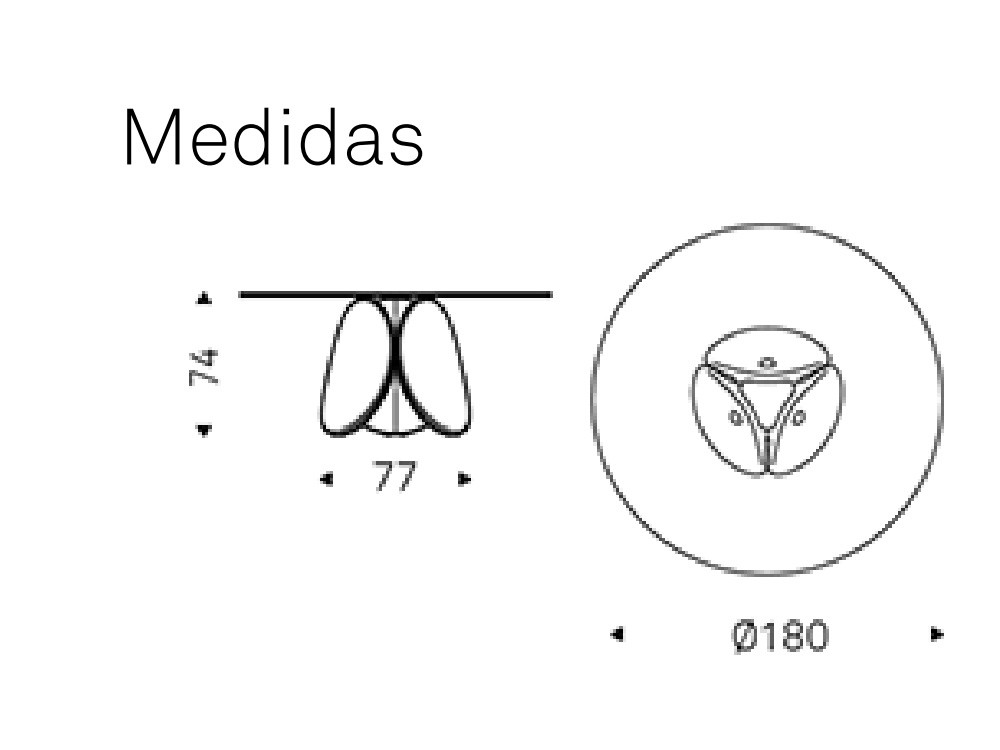 Mesa redonda Maxim Cattelan Italia - 8