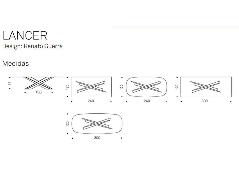Mesa de comedor Lancer Cattelan Italia - 8