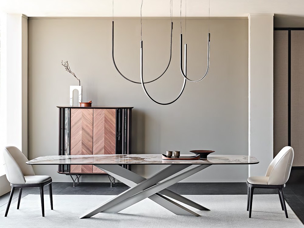 Mesa de comedor Lancer Keramik Cattelan Italia - 3