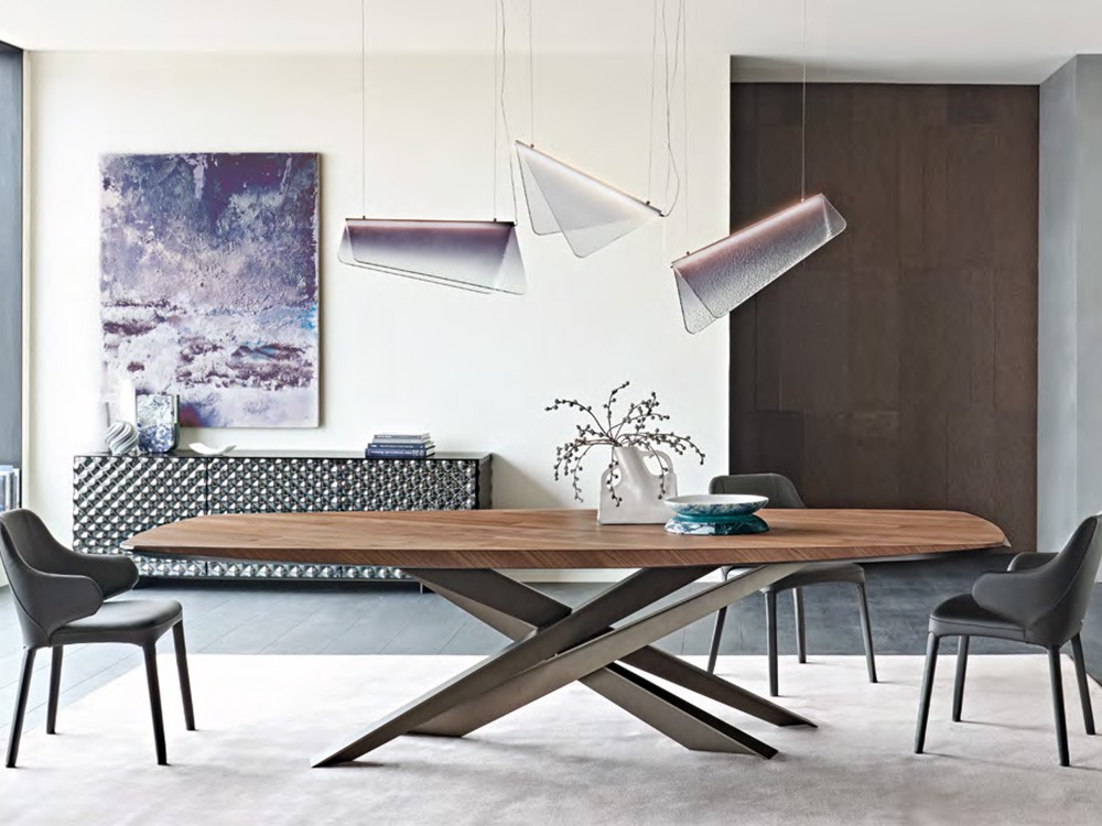 Mesa de comedor Lancer Wood Cattelan Italia - 3