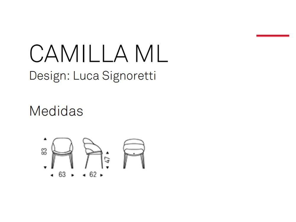Silla Camilla ML Cattelan Italia - 6