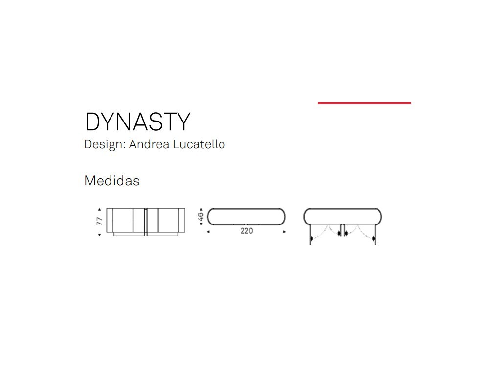 Aparador Dynasty Cattelan Italia - 4