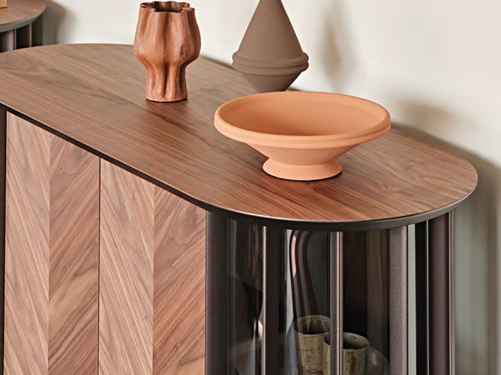 Aparador alto Costes con vitrina Cattelan Italia - 5