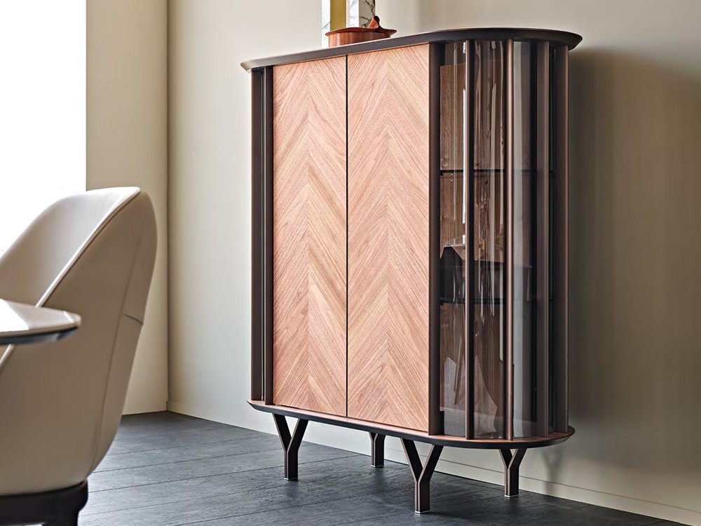 Aparador alto Costes con vitrina Cattelan Italia - 2