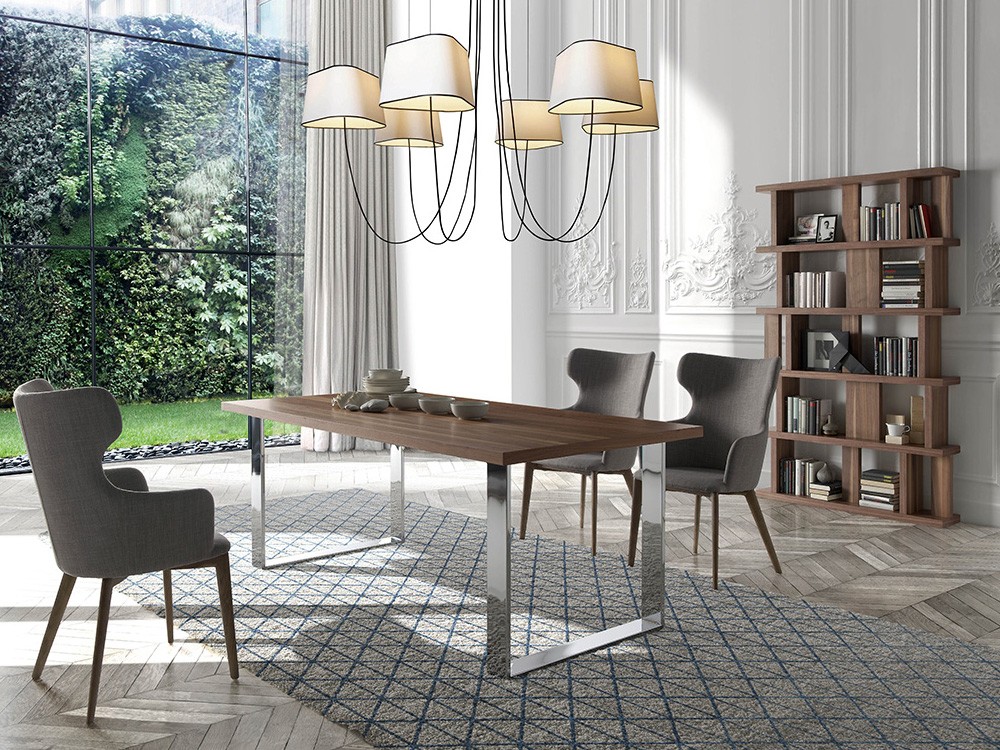 Estantería chapada en nogal Ángel Cerdá 3023 Ángel Cerdá - 7