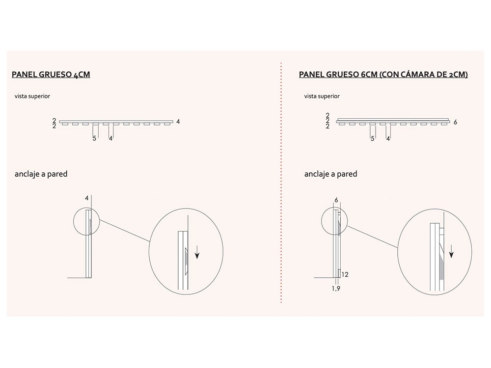 Trasera alistonada para salón Ribbon Tegar Mobel - 4