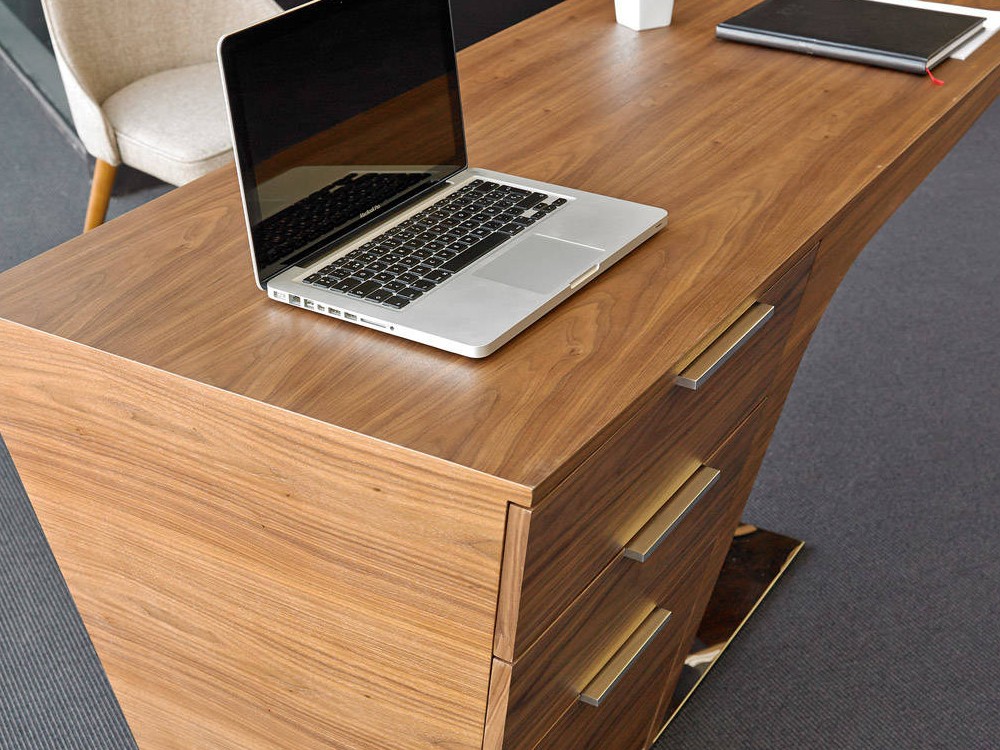 Escritorio chapado en nogal Ángel Cerdá 3012 Ángel Cerdá - 4