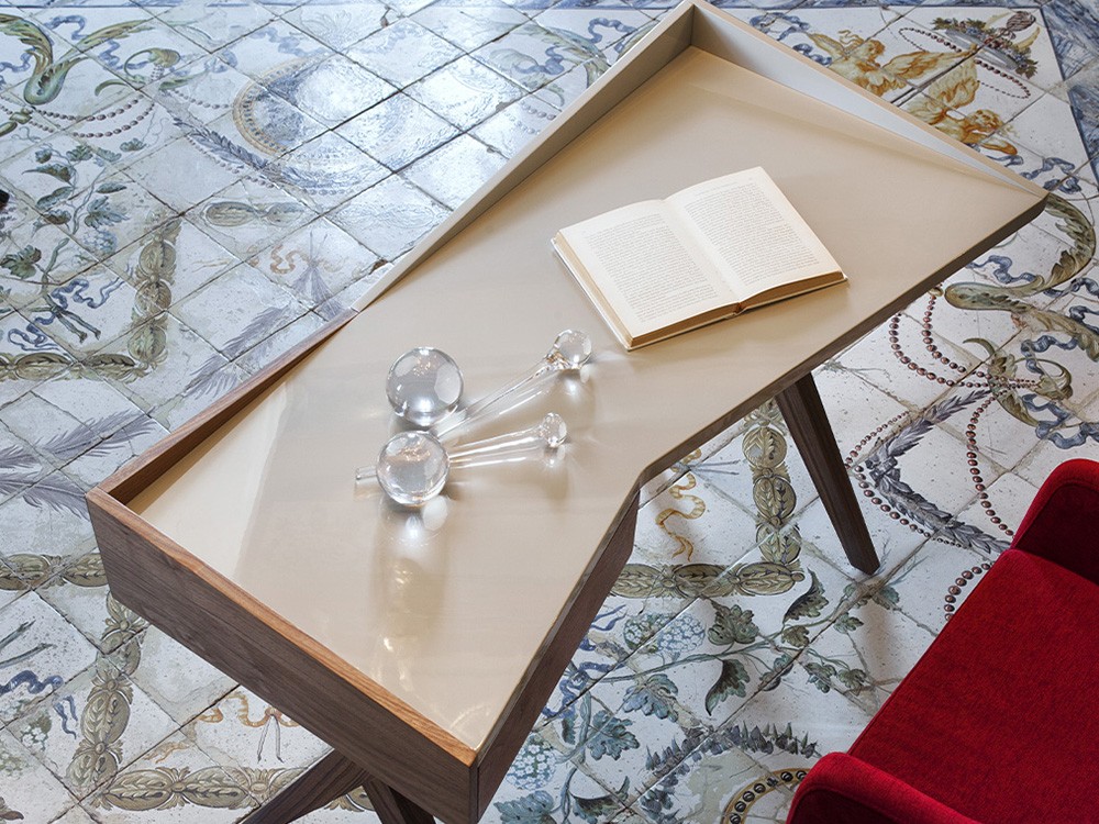 Escritorio chapado en nogal Ángel Cerdá 3018 Ángel Cerdá - 8