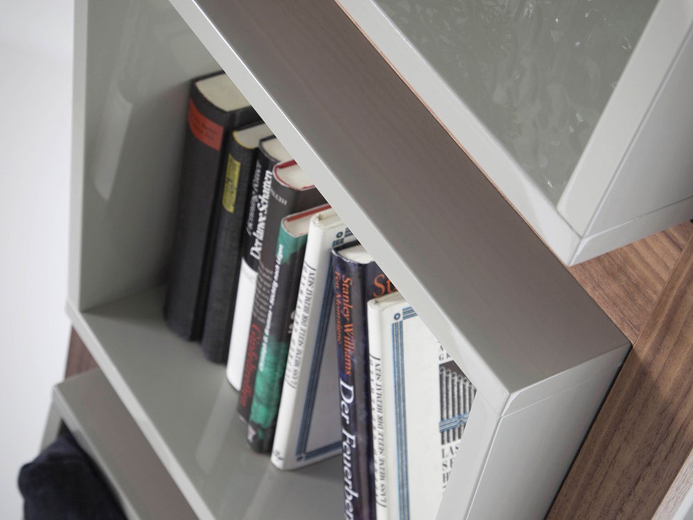 Estantería chapada en nogal Ángel Cerdá 3027 Ángel Cerdá - 2