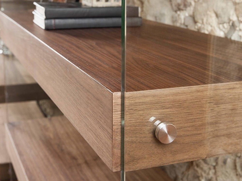 Estantería de chapada en nogal Ángel Cerdá 3091 Ángel Cerdá - 4