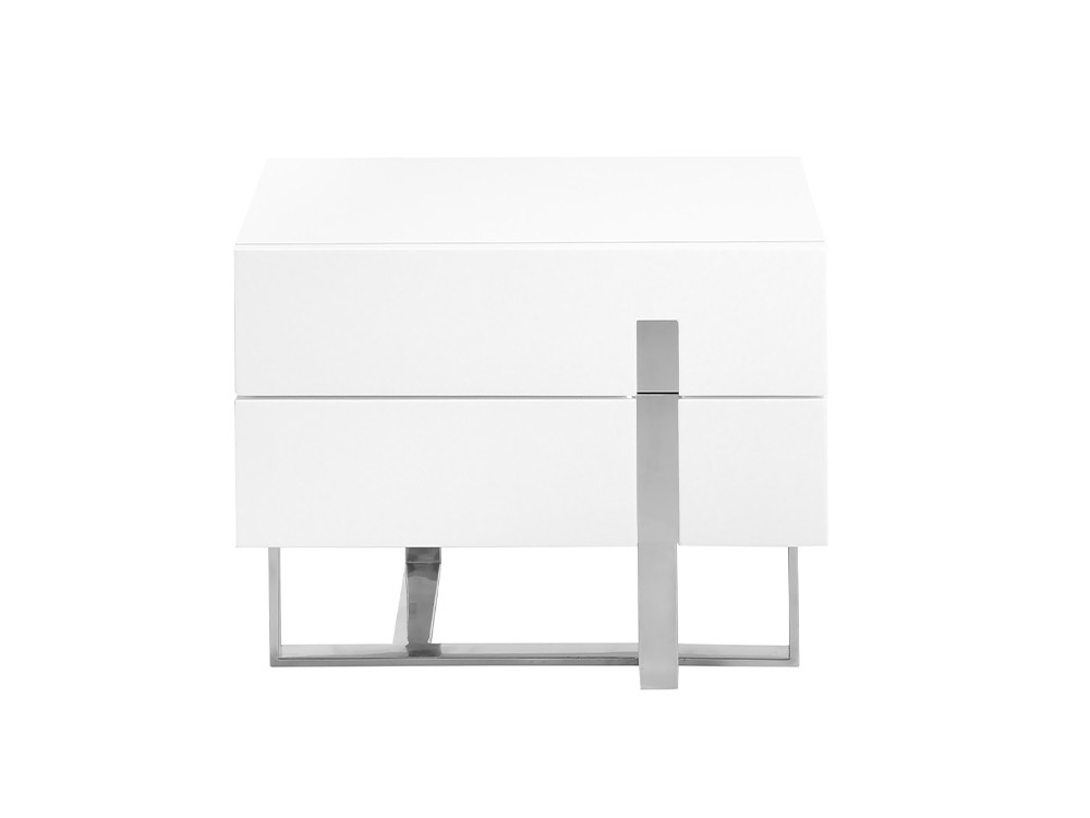 Mesita de noche lacada con estructura de acero Ángel Cerdá 7003 Ángel Cerdá - 3