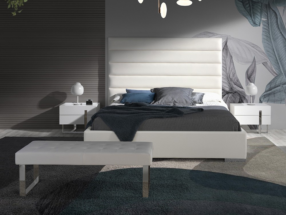 Mesita de noche lacada con estructura de acero Ángel Cerdá 7003 Ángel Cerdá - 6