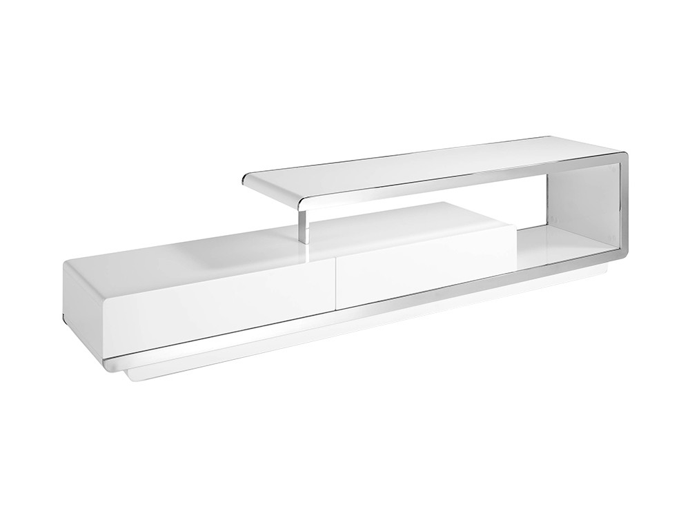 Mueble TV lacado con frontal de acero Ángel Cerdá 3042 Ángel Cerdá - 3