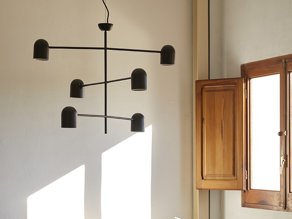 Lámpara de techo con seis luces Pipe Aromas del Campo - 2