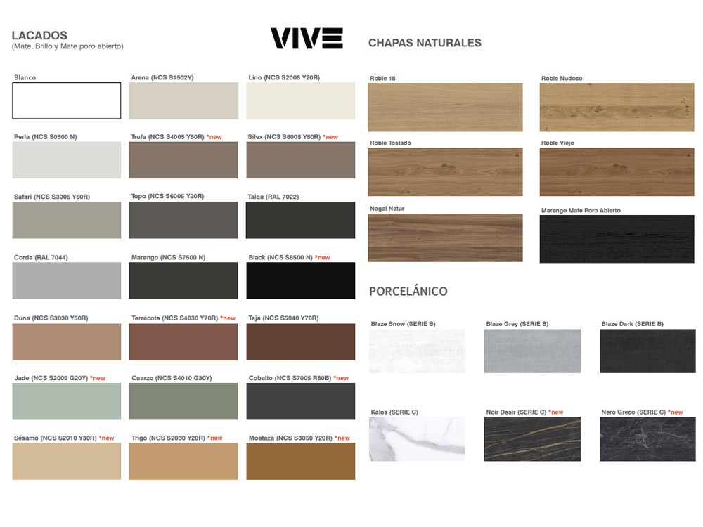 Composición para salón suspendido con frentes cerámicos 9 On Vive - 4 Composición para salón suspendido con frentes cerámicos 9 On Vive - 4