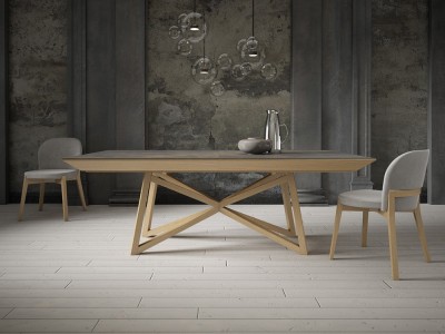 Mesa extensible porcelánico Iris Tábula - 1