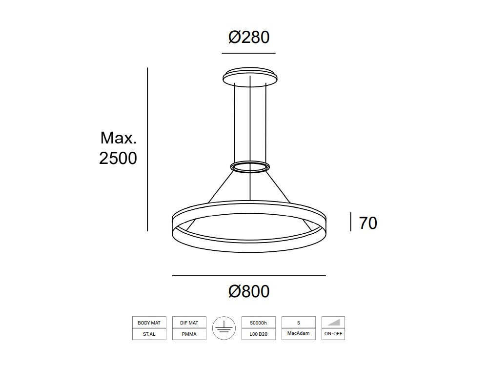 Lámpara de techo Circ Leds C4 - 9
