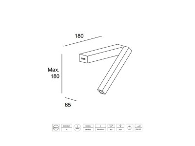 Aplique Hall Slim Leds C4 - 5
