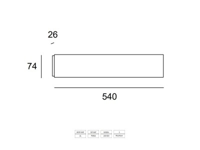 Aplique arquitectural Fino Leds C4 - 7