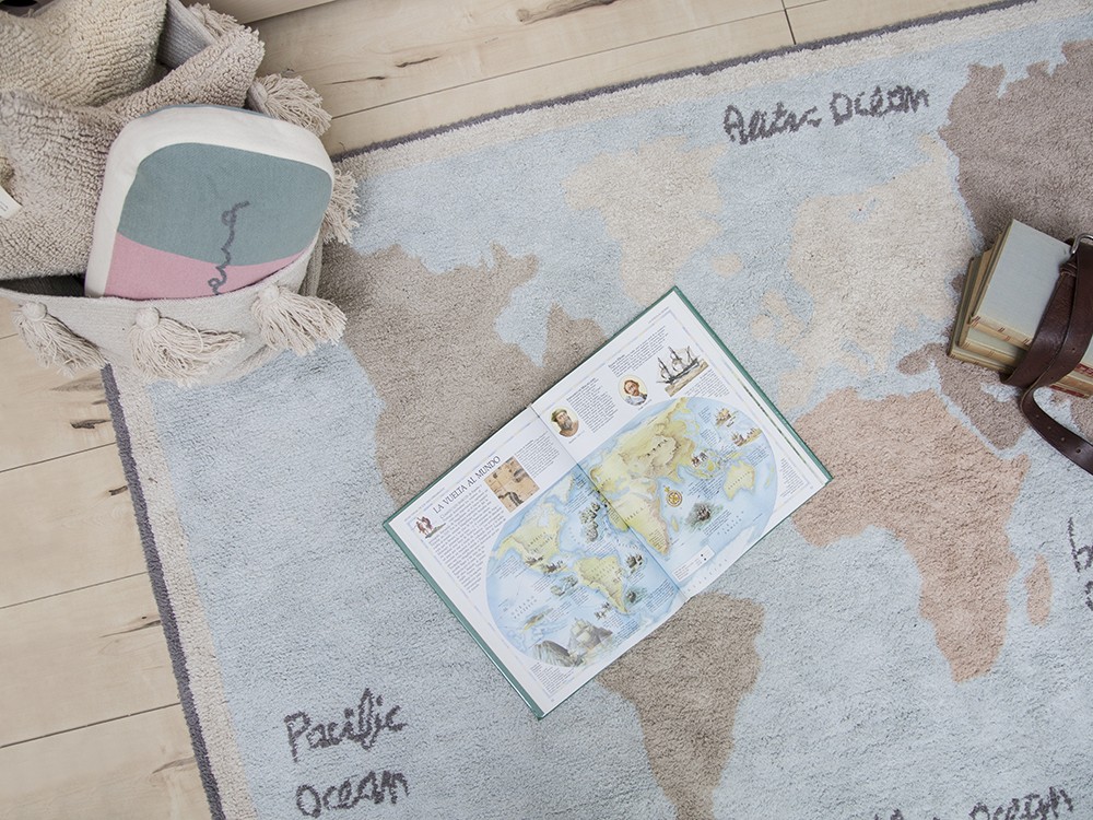 Alfombra lavable Vintage Map Lorena Canals Lorena Canals - 2