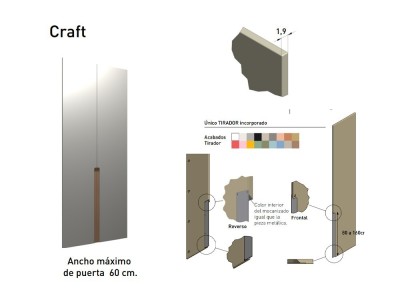 Armario a medida de puertas batientes Craft Next jotajotape - 7