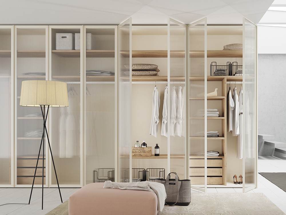 Armario a medida de puertas batientes Lux Cristal Next jotajotape - 2
