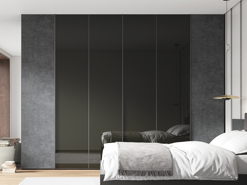 Armario a medida de puertas batientes Lux Cristal Next jotajotape - 3