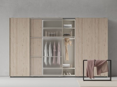 Armario a medida de puertas correderas Lux Cristal Next jotajotape - 1