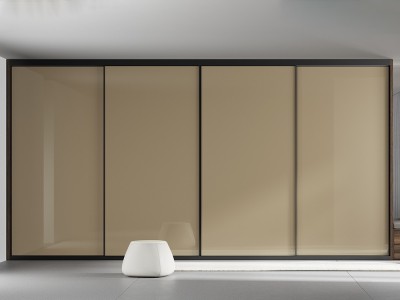 Armario de 4 puertas correderas Lux Cristal Next jotajotape - 1