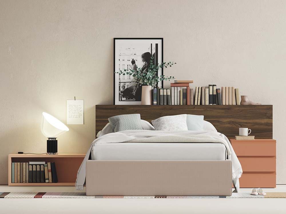 Dormitorio con cabecero Wall NoLimits Next jotajotape - 1